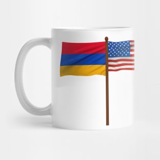 American Armenian Flag Mug